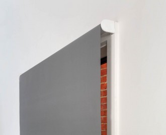 Single roller blind, front rolled, face fit